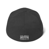 Arch City Barbecue Flex-Fit Hat (White Logo)