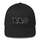 Missouri BBQ Flex-Fit Hat (Black Logo)