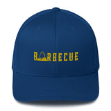 Arch City Barbecue Flex-Fit Hat (Yellow Logo)