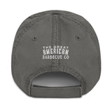 GABC Distressed Dad Hat (White/Blue)