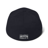 Arch City Barbecue Flex-Fit Hat (White Logo)