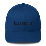 Arch City Barbecue Flex-Fit Hat (Black Logo)