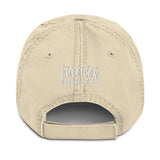 GABC Distressed Dad Hat (White/Blue)