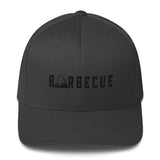 Arch City Barbecue Flex-Fit Hat (Black Logo)