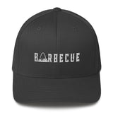 Arch City Barbecue Flex-Fit Hat (White Logo)