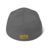 Arch City Barbecue Flex-Fit Hat (Yellow Logo)